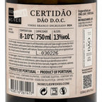 Close-up of a wine bottle label for No Rules Wines Dão D.O.