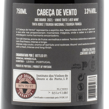 110434 - Cabeça de Vento Red - Red Wine - Portugal Best Wines