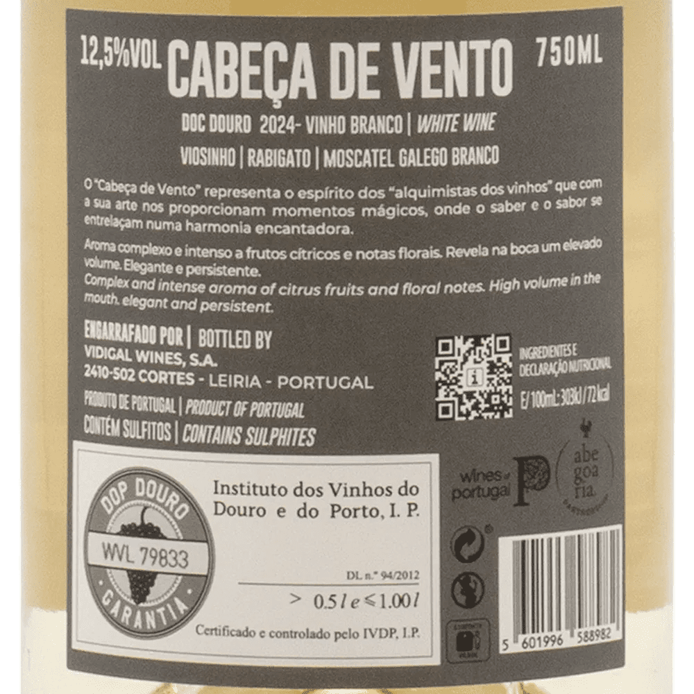 110435 - Cabeça de Vento White 2024 - White Wine - Portugal Best Wines