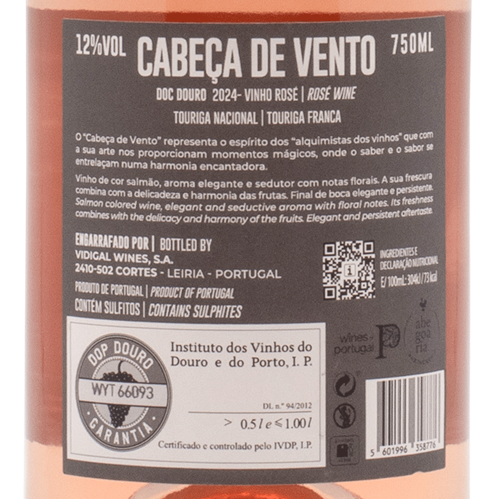 110666 - Cabeça de Vento Rosé - Rosé Wine - Portugal Best Wines