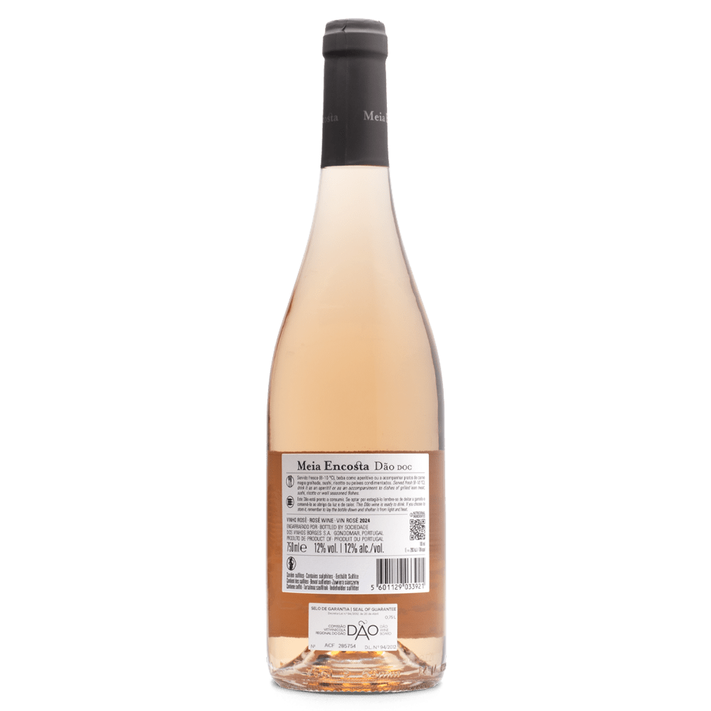 Wine bottle with a visible label on a white background - Portugal Best Wines