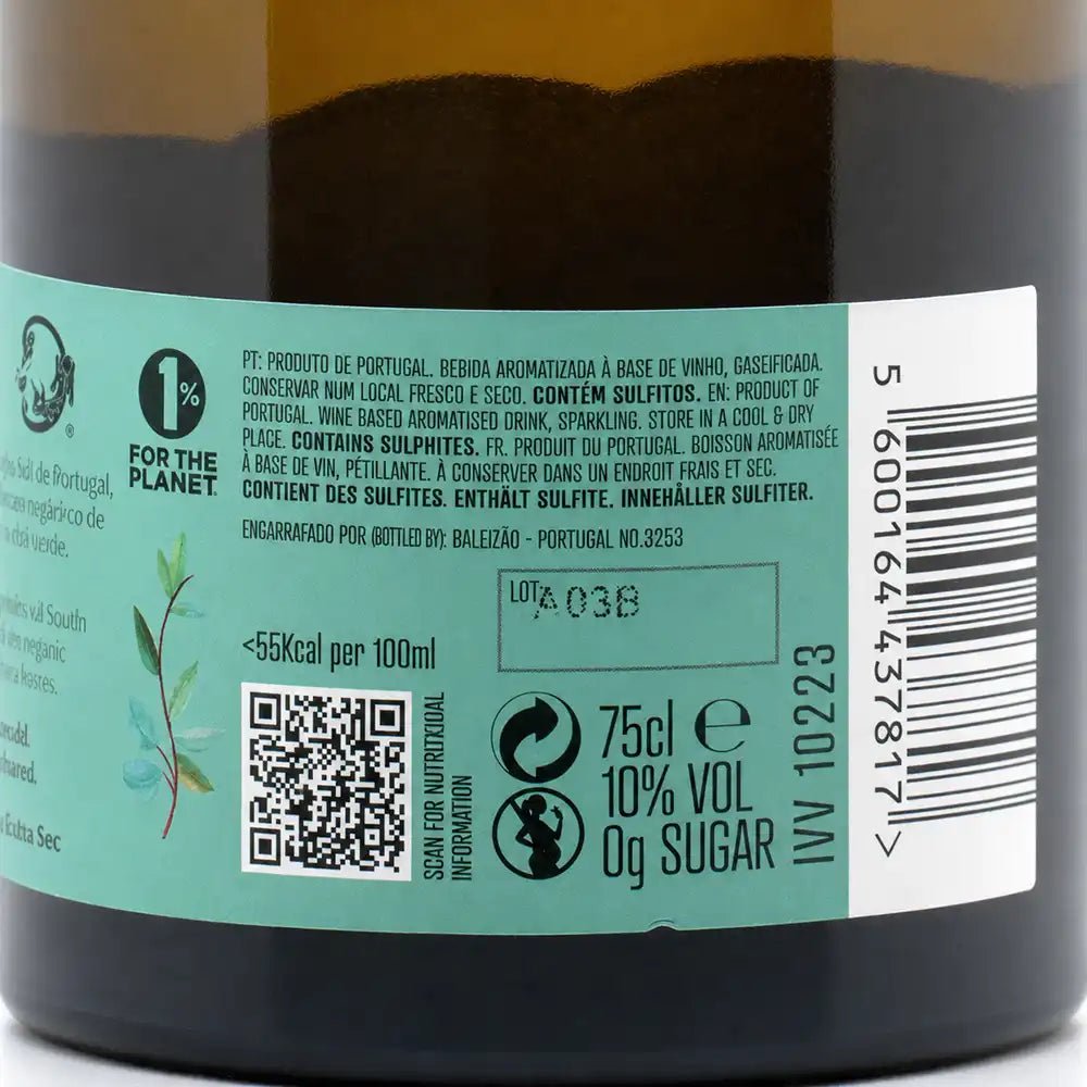 110738 - Delância White with Elderflower & Green Tea - Sparkling Wine - Portugal Best Wines