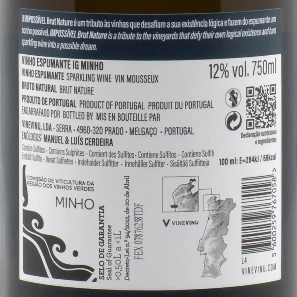 Impossivel sparkling wine
