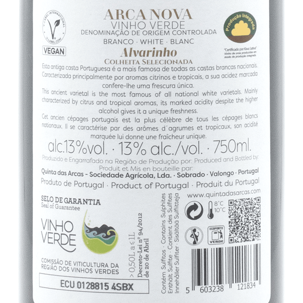 Arca Nova Alvarinho - Portugal Best Wines