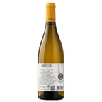 A bottle of Manoella Verdelho White wine with a yellow-orange foil capsule and a white label, shown against a plain white background.