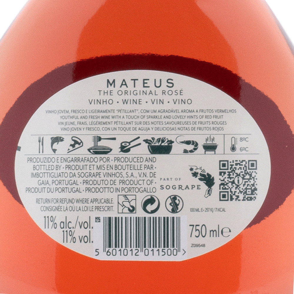 Mateus Rosé Original - Portugal Best Wines