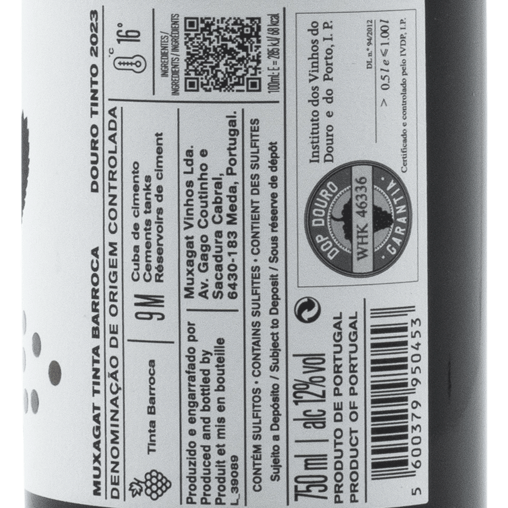 Muxagat Tinta Barroca - Portugal Best Wines