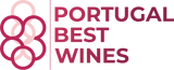 Logo for 'Portugal Best Wines' with gradient text