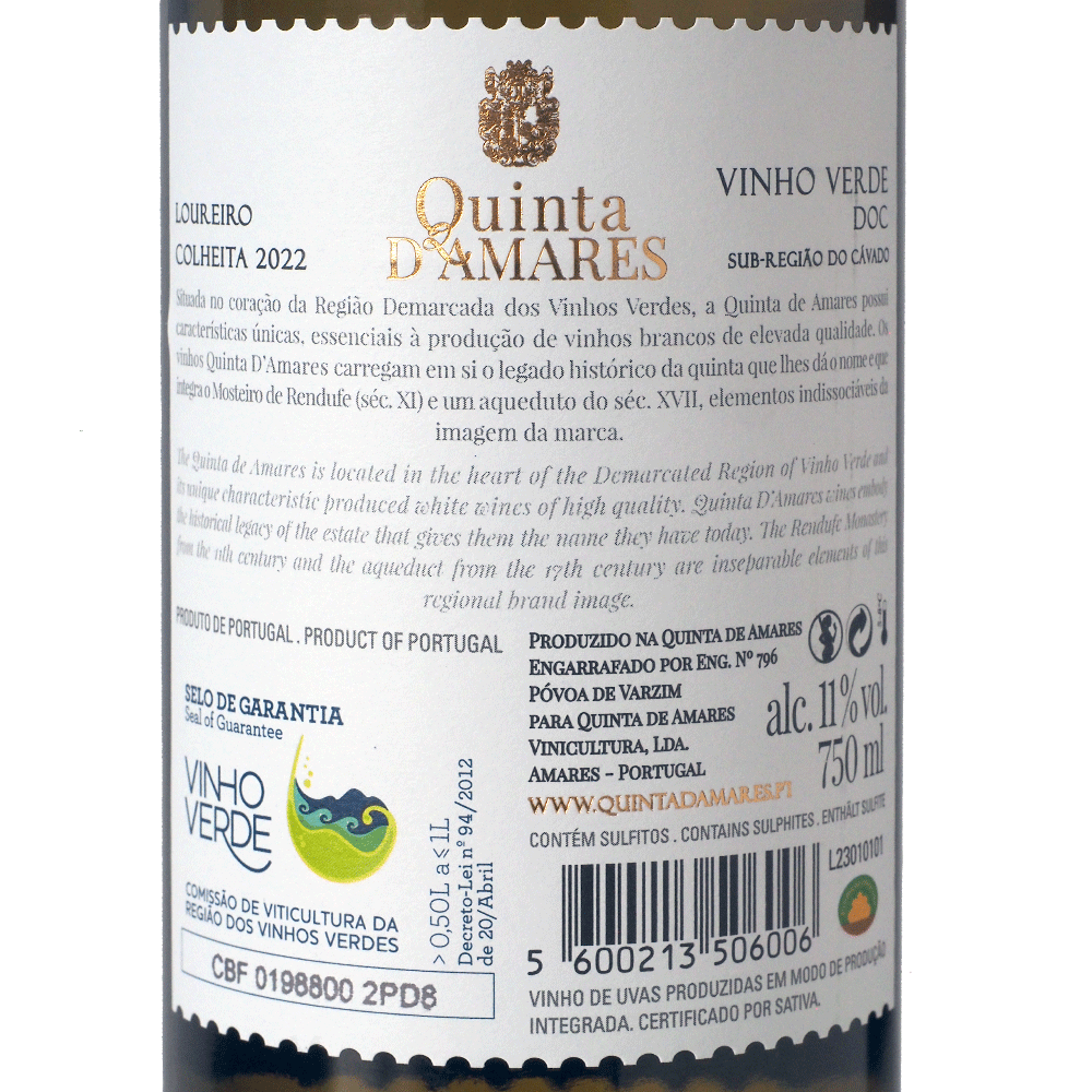 Quinta d'Amares Loureiro - Portugal Best Wines