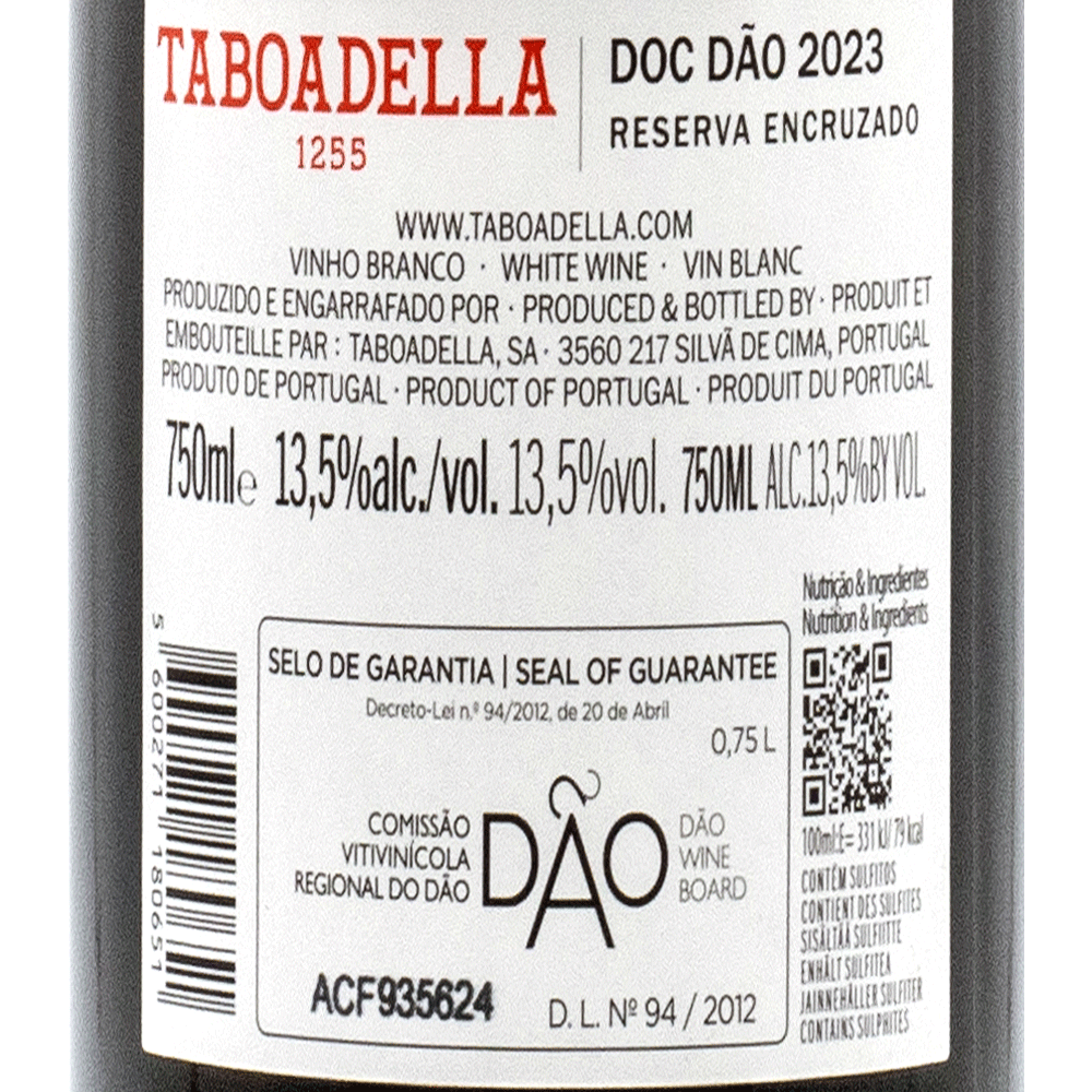 Taboadella Encruzado - Portugal Best Wines